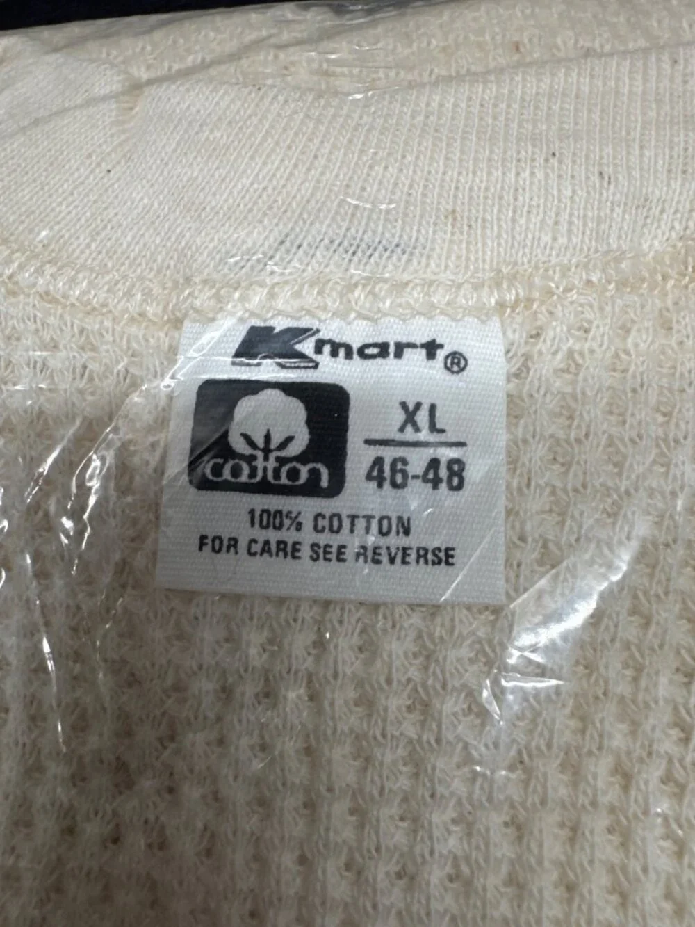 Mens Thermal Long Sleeve Shirt 100% Cotton XL 46-48 Pre-Shrunk Fabric Durable Wa